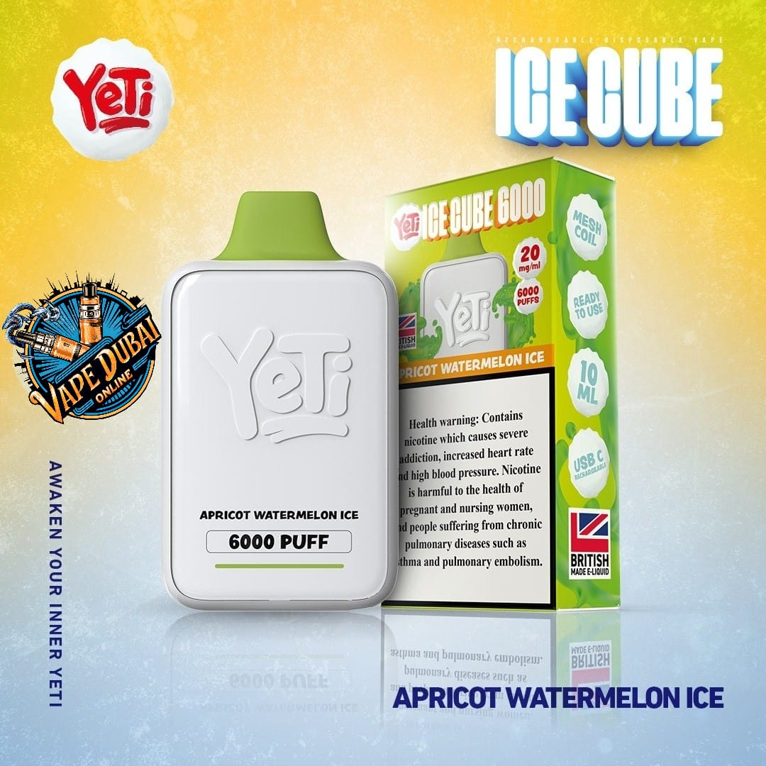 YETI Ice Cube 6000 Puffs Disposable Vape 20mg - Dubai UAE