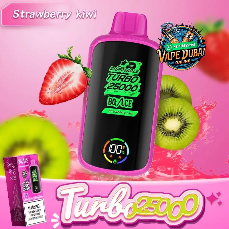 Bounce Turbo 25000 Puffs Disposable Vape – 5% Nicotine Dubai UAE