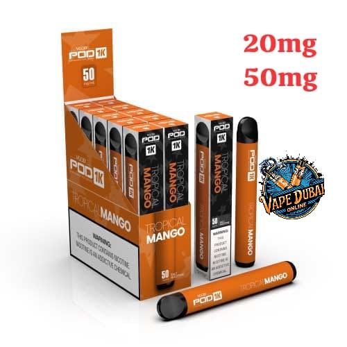 Vgod Pod 1000 Puffs Disposable Vape 20mg/50mg – Dubai UAE