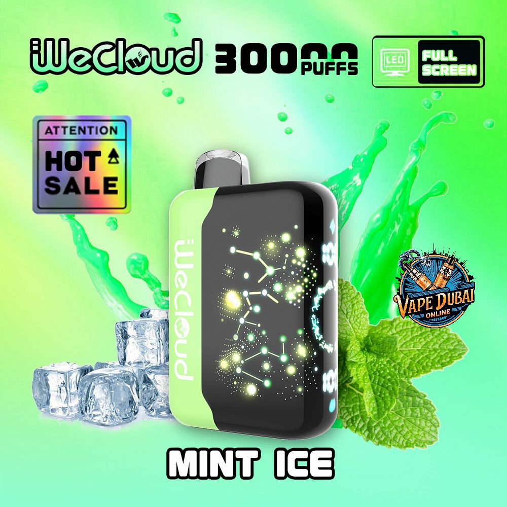 Wecloud 30000 Puffs Disposable Vape Dubai | 3D Screen & Adjustable Airflow