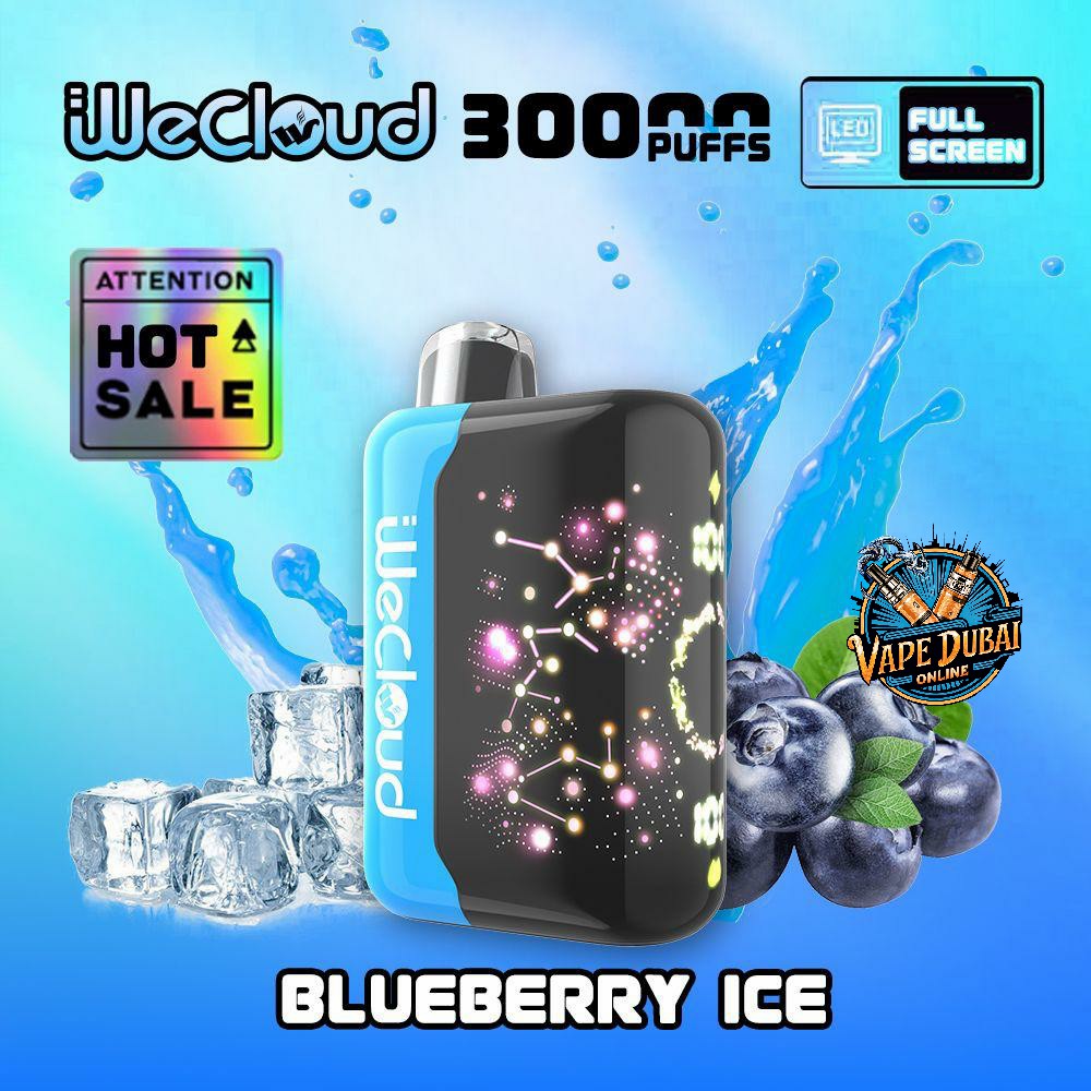 Wecloud 30000 Puffs Disposable Vape Dubai | 3D Screen & Adjustable Airflow