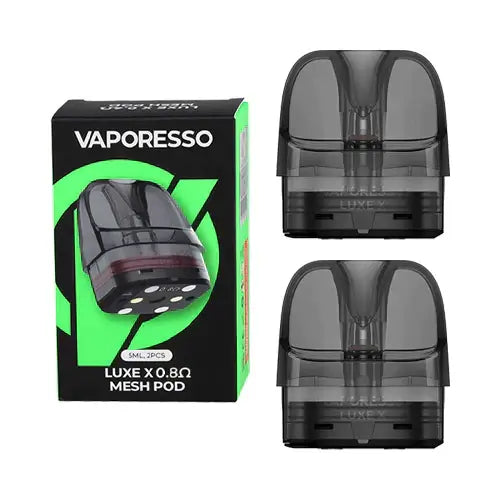 Vaporesso luxe X series all pods 1in/2pc pods available get it now with good priceVaporesso