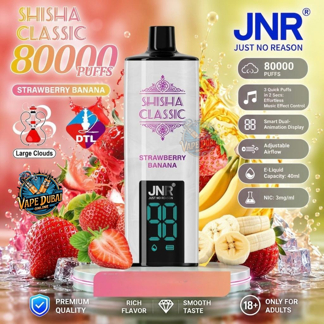 JNR Shisha Classic 80000 Puffs Vape UAE