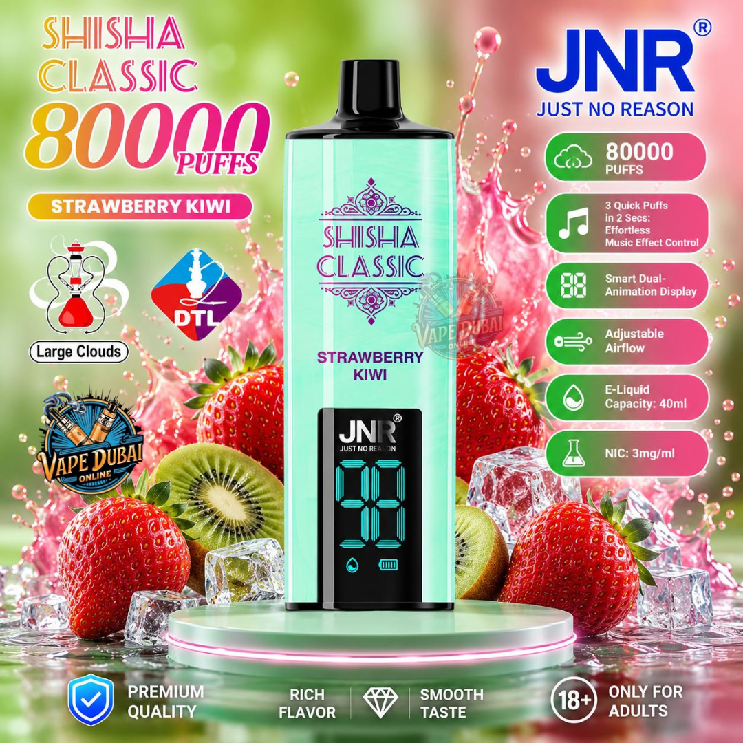 JNR Shisha Classic 80000 Puffs Vape UAE