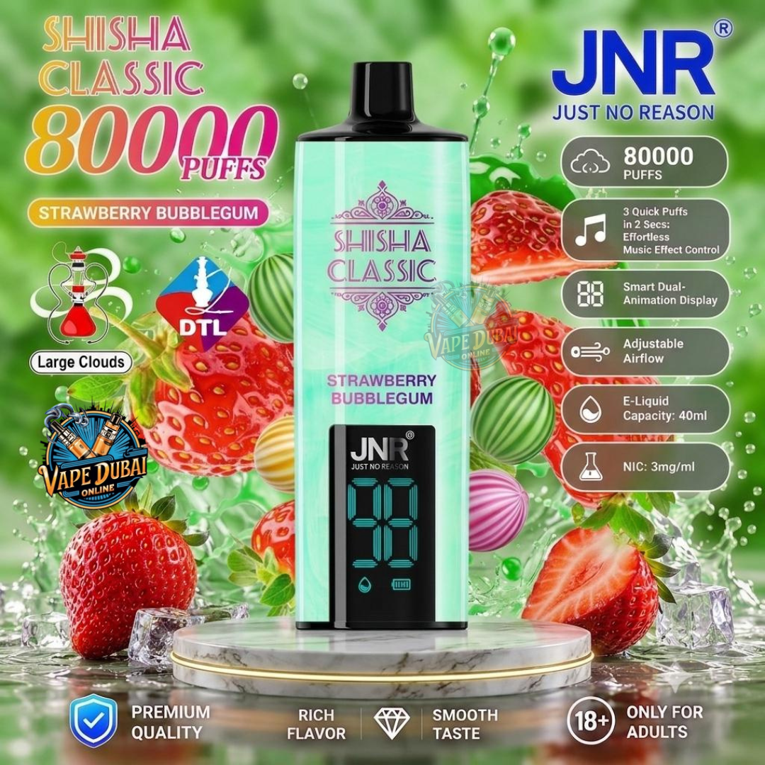 JNR Shisha Classic 80000 Puffs Vape UAE