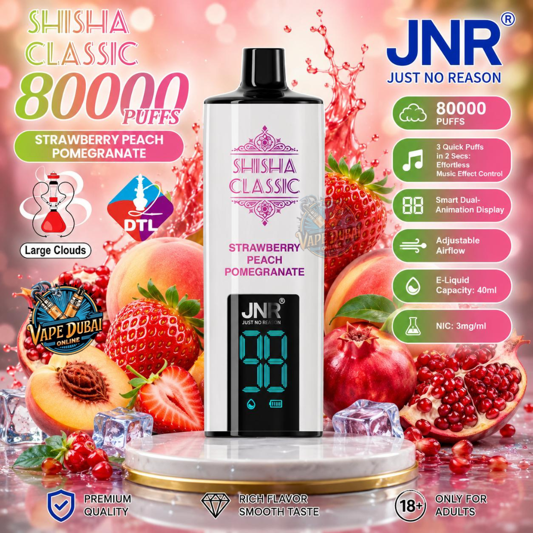 JNR Shisha Classic 80000 Puffs Vape UAE