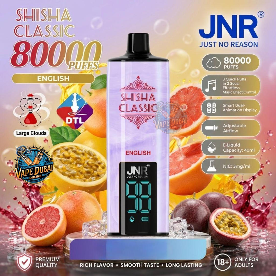 JNR Shisha Classic 80000 Puffs Vape UAE