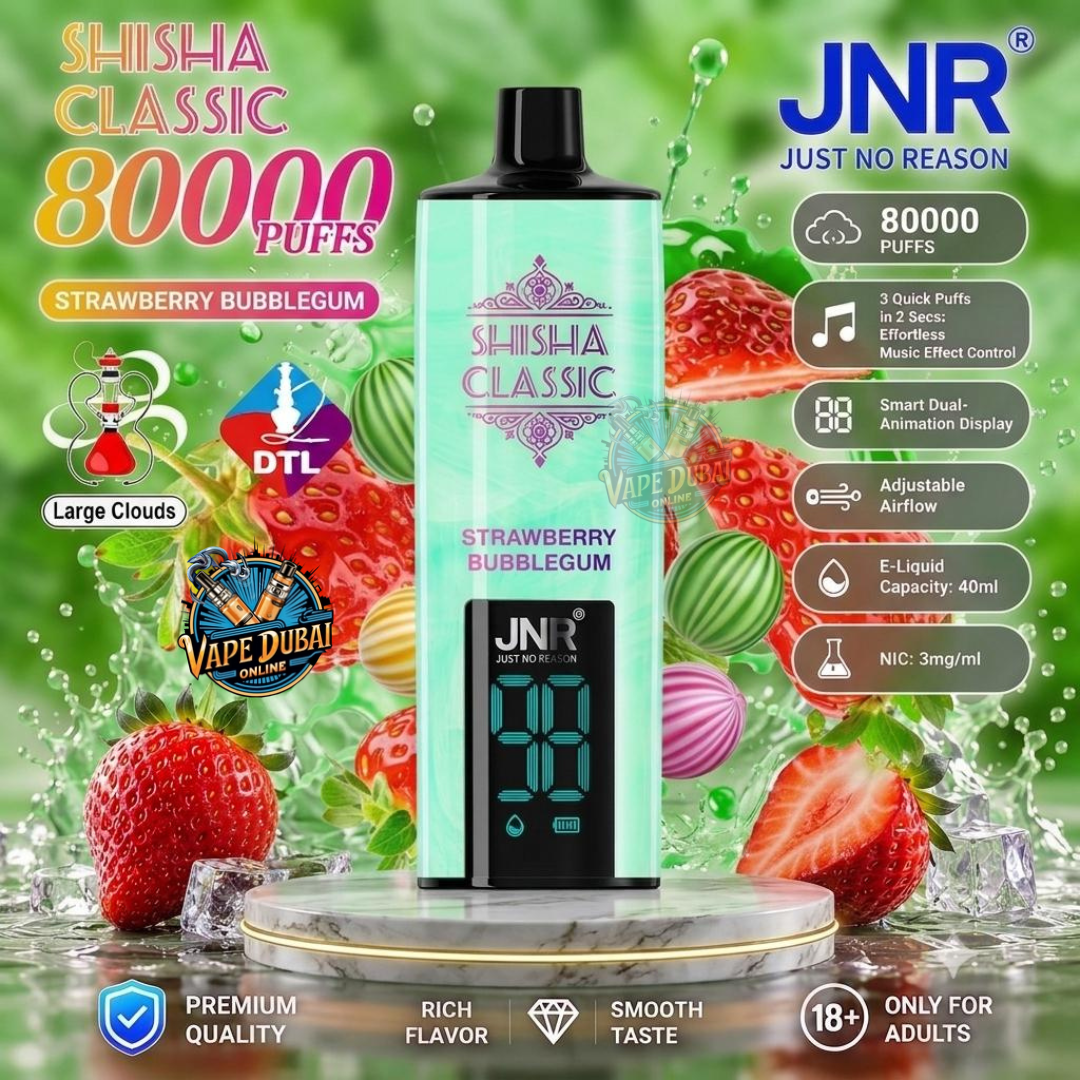 JNR Shisha Classic 80000 Puffs Vape UAE