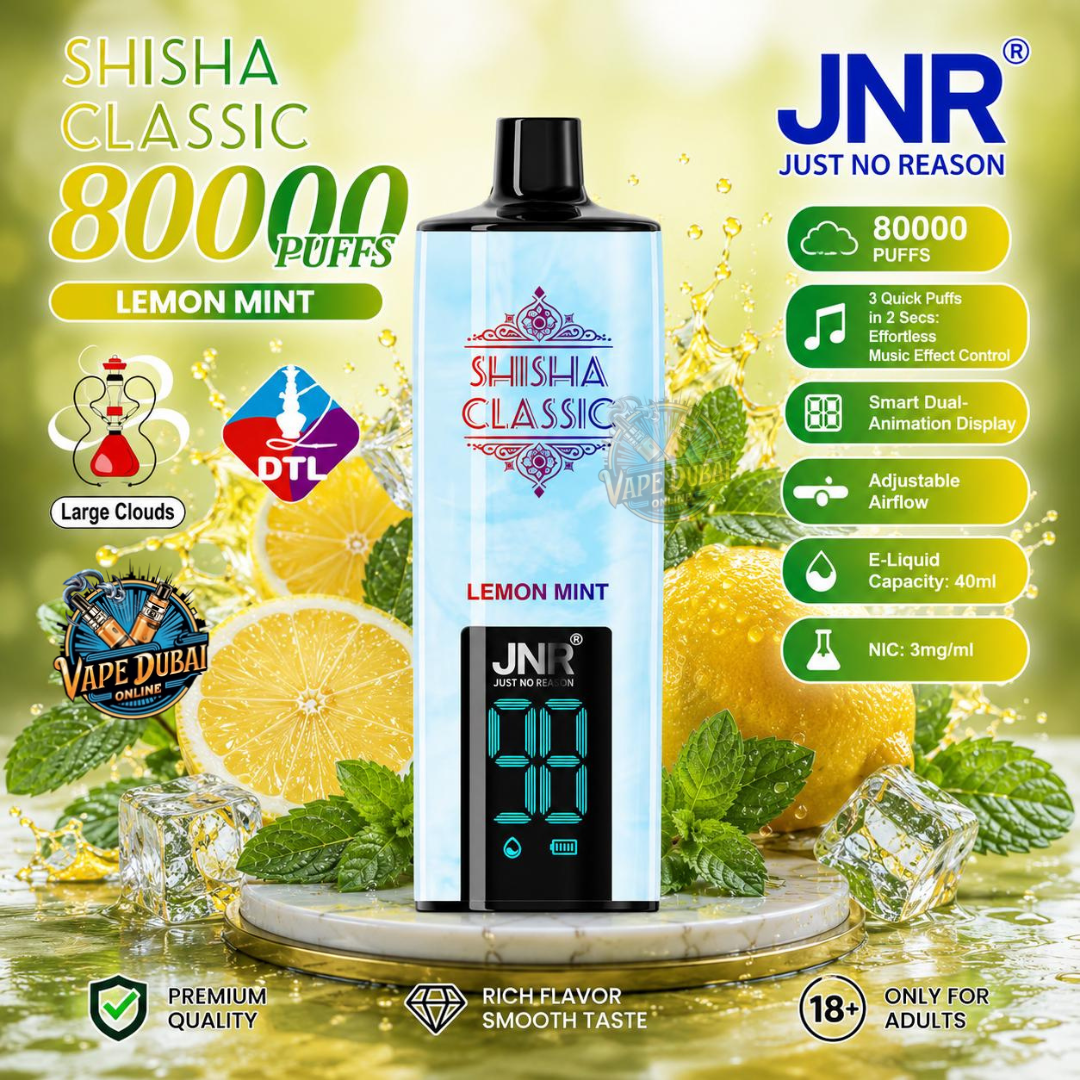 JNR Shisha Classic 80000 Puffs Vape UAE