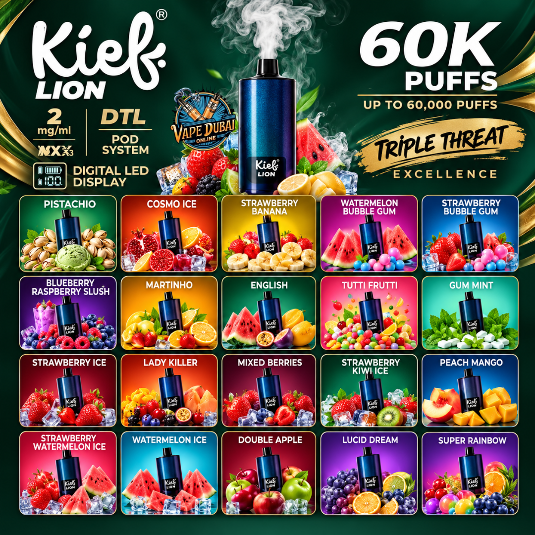 KIEF LION 60K Puffs DTL Pod System | Dubai