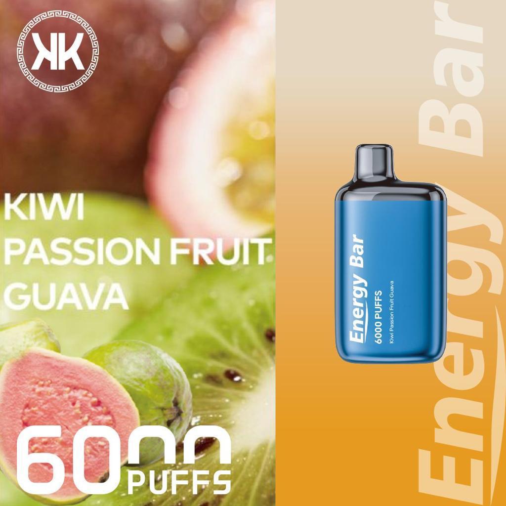 KK Energy Bar 6000 Puffs Disposable Vape - Rechargeable Mesh Coil Dubai