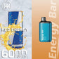 KK Energy Bar 6000 Puffs Disposable Vape - Rechargeable Mesh Coil Dubai