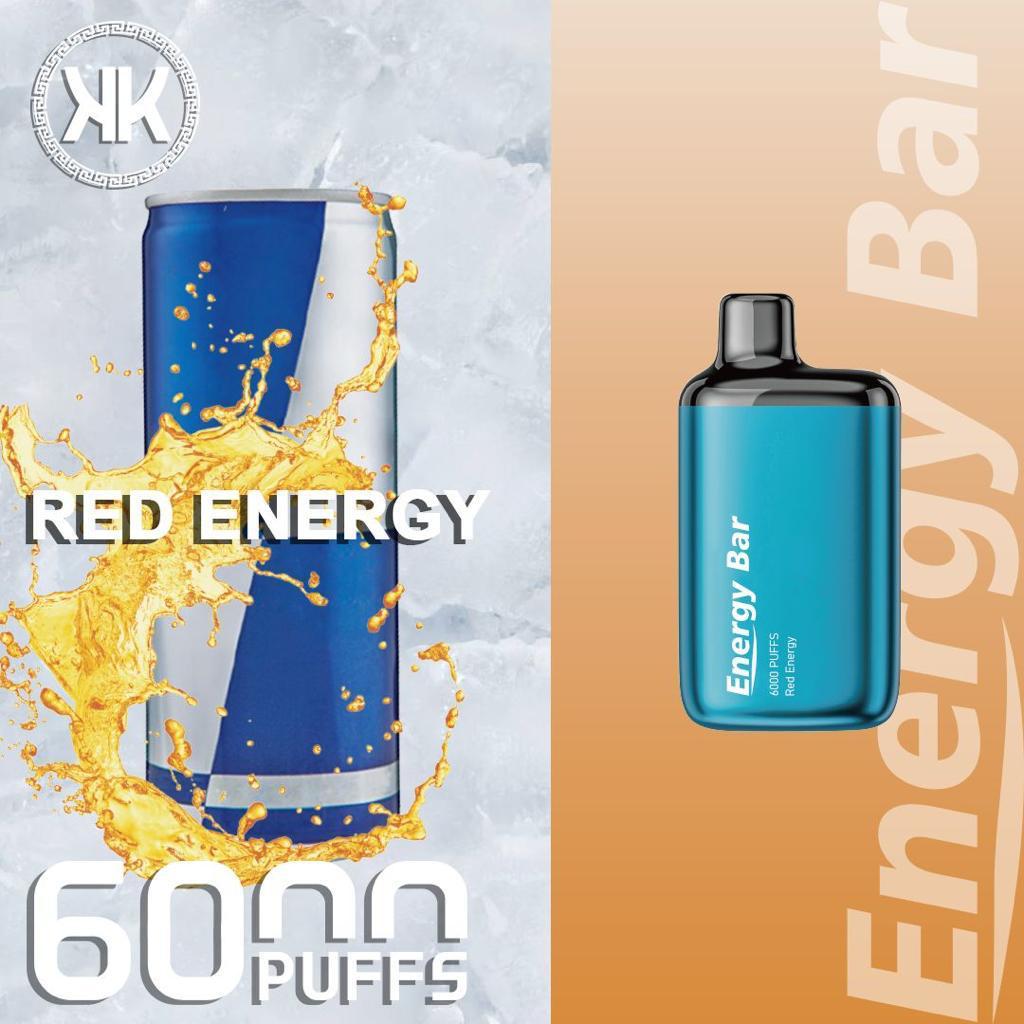 KK Energy Bar 6000 Puffs Disposable Vape - Rechargeable Mesh Coil Dubai