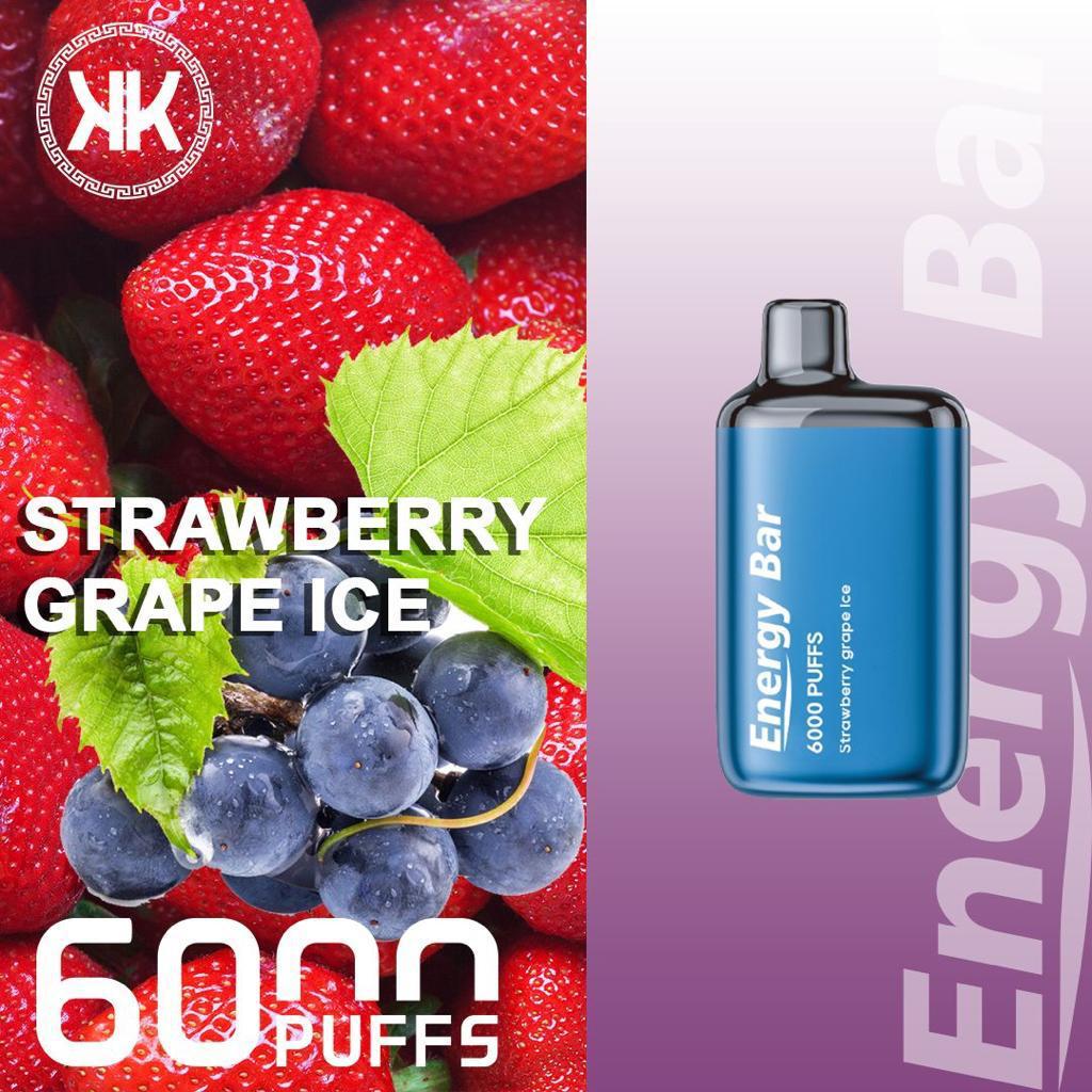 KK Energy Bar 6000 Puffs Disposable Vape - Rechargeable Mesh Coil Dubai