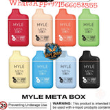 Buy MYLE Meta Box 5000 PUFFS 20mg Vape - 2% Disposable Dubai UAE