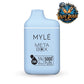 Buy MYLE Meta Box 5000 PUFFS 20mg Vape - 2% Disposable Dubai UAE