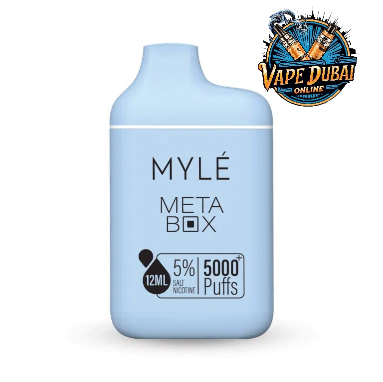 Buy MYLE Meta Box 5000 PUFFS 20mg Vape - 2% Disposable Dubai UAE