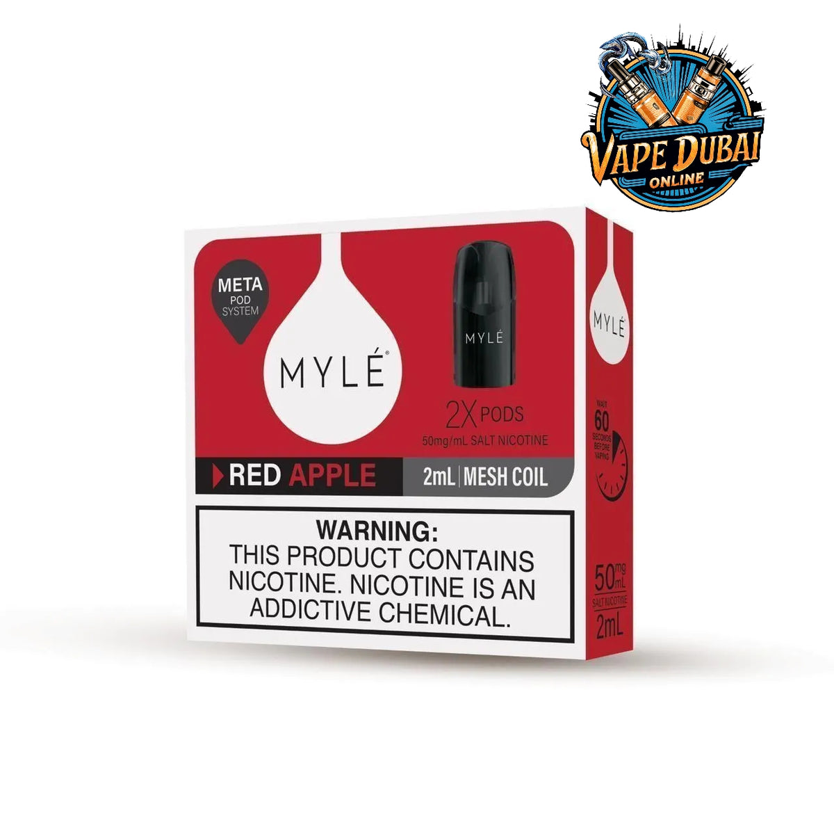 Myle META V5 Pods | 1600 Puffs | Premium Vape Flavors Dubai UAE