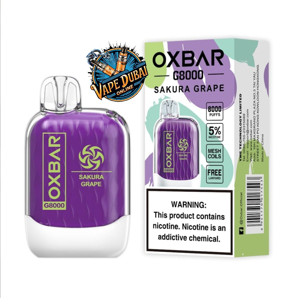 BEST OXBAR G80000 DISPOSABLE VAPE DUBAI UAE