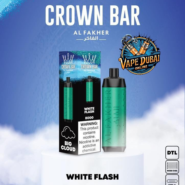 Crown Bar Al Fakher 8000 Puffs Disposable Vape 14ml in Dubai UAE