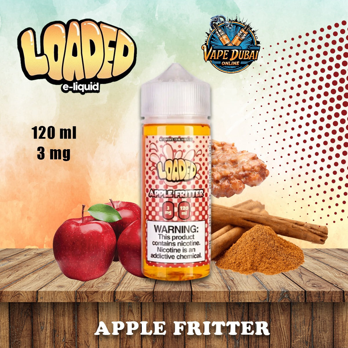 Loaded E-Liquid 120ml (3mg) by Ruthless – Premium Vape Juice Dubai UAE