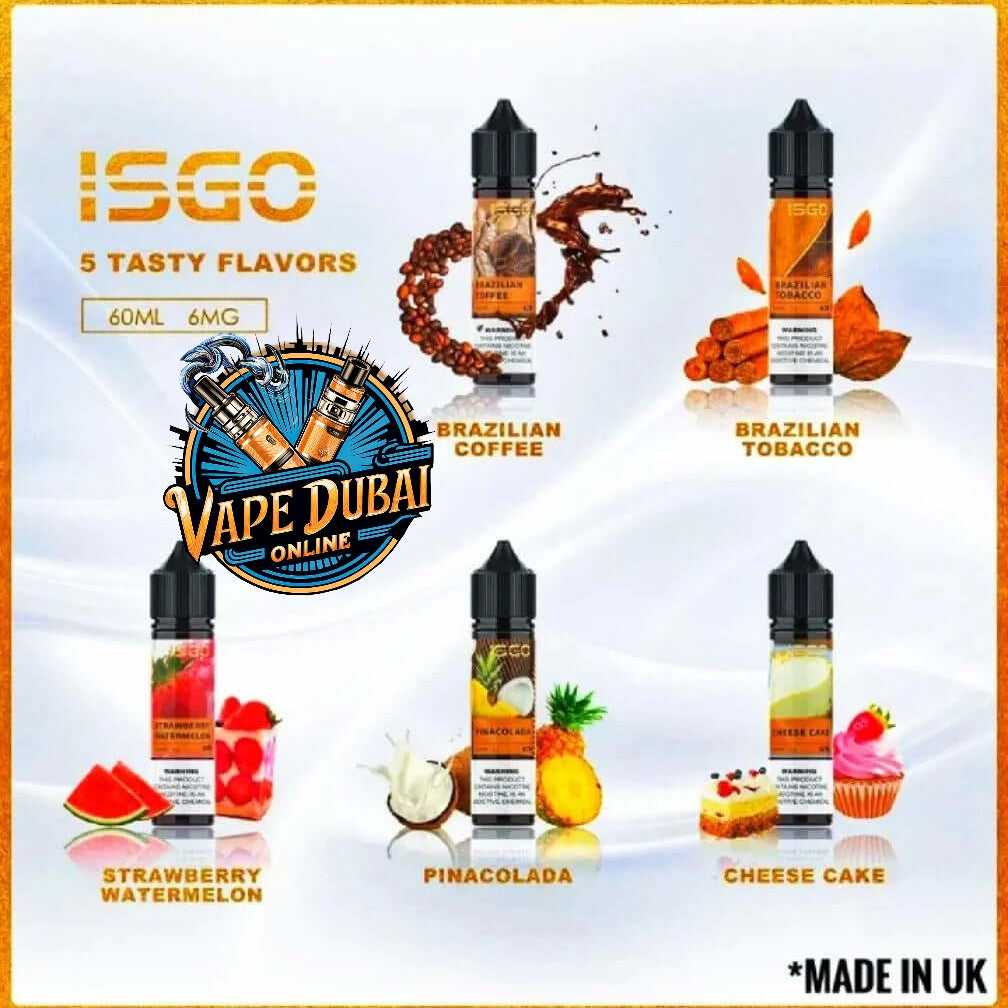 ISGO 60ML E-Liquid 6mg – Premium Vape Juice in Dubai UAE