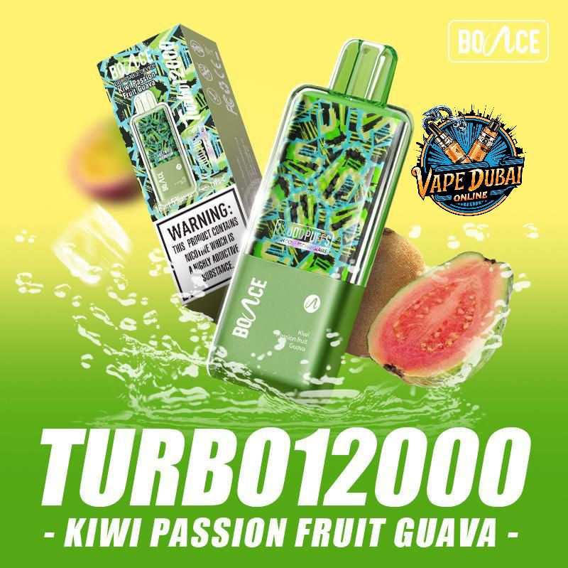 Bounce Turbo 12000 Puffs Disposable Vape – 5% Nicotine Dubai UAE