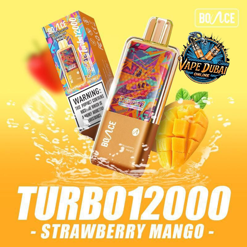 Bounce Turbo 12000 Puffs Disposable Vape – 5% Nicotine Dubai UAE