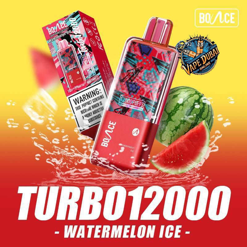 Bounce Turbo 12000 Puffs Disposable Vape – 5% Nicotine Dubai UAE