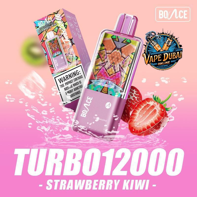 Bounce Turbo 12000 Puffs Disposable Vape – 5% Nicotine Dubai UAE