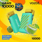 VOZOL Gear 10000 Puffs Vape – Green Blast, 5%, Type-C | Dubai, UAE