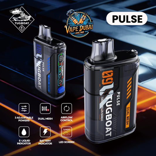 Tugboat Pulse 20000 Puffs Disposable Vape with LED – Dubai UAE