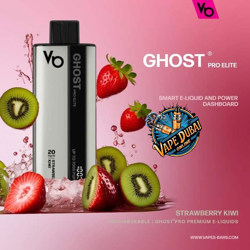 Ghost Pro Elite 7000 Puffs Vape 20mg – Smart Display, Dubai UAE