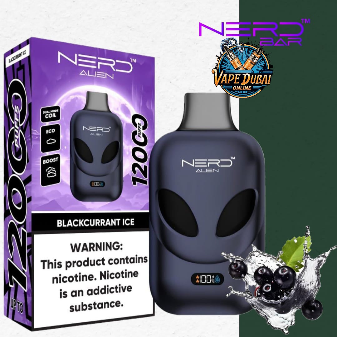 Nerd Alien 12000 Puffs Vape with LCD – Buy in Dubai, UAE Online
