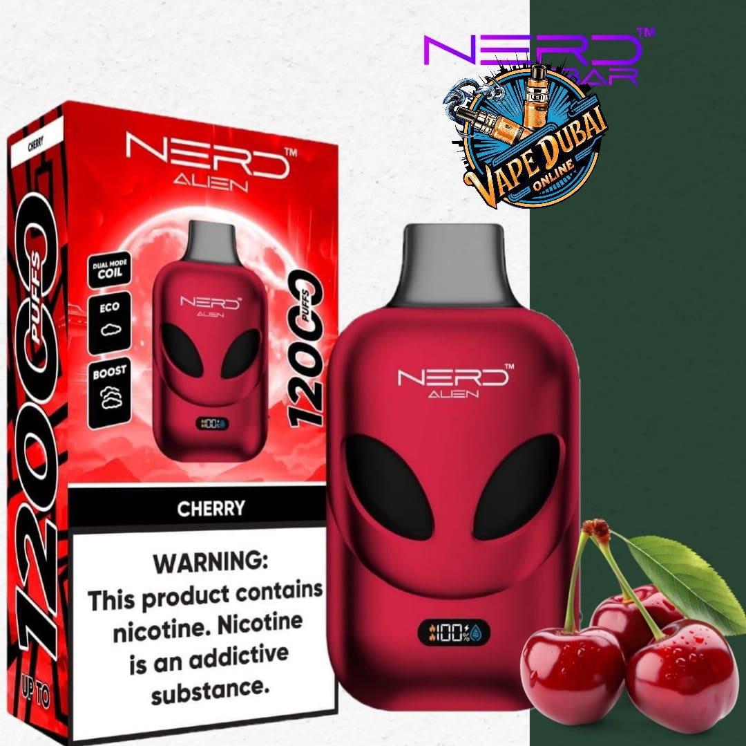 Nerd Alien 12000 Puffs Vape with LCD – Buy in Dubai, UAE Online
