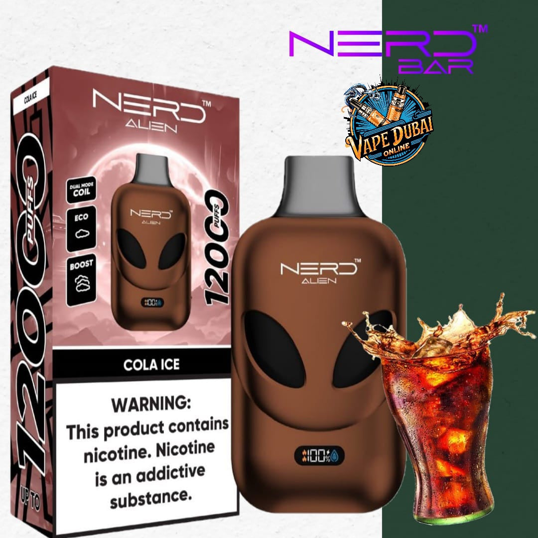 Nerd Alien 12000 Puffs Vape with LCD – Buy in Dubai, UAE Online