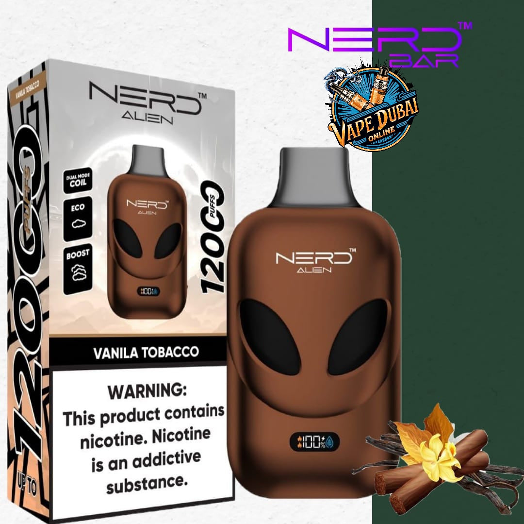 Nerd Alien 12000 Puffs Vape with LCD – Buy in Dubai, UAE Online