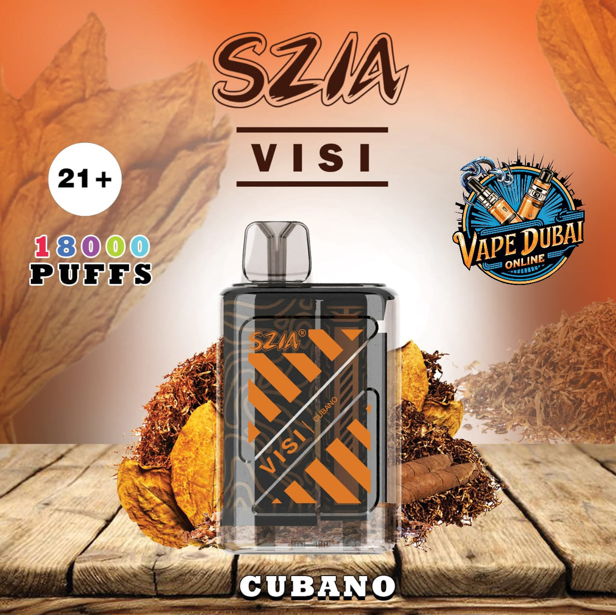 SZIA Visi 18000 Puffs Disposable Vape – 15 Flavors | Dubai Vape