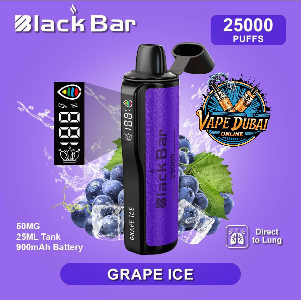Buy Black Bar 25000 Puffs Disposable Vape – Best Vape in Dubai, UAE