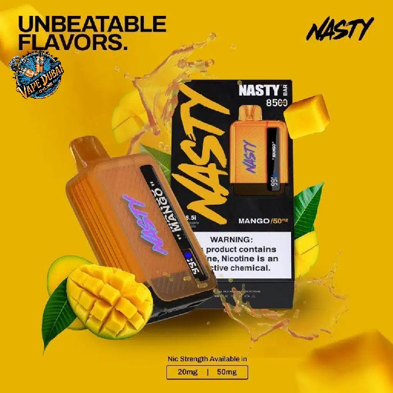 Nasty Bar 8500 Puffs Disposable Vape – Rechargeable | Dubai UAE