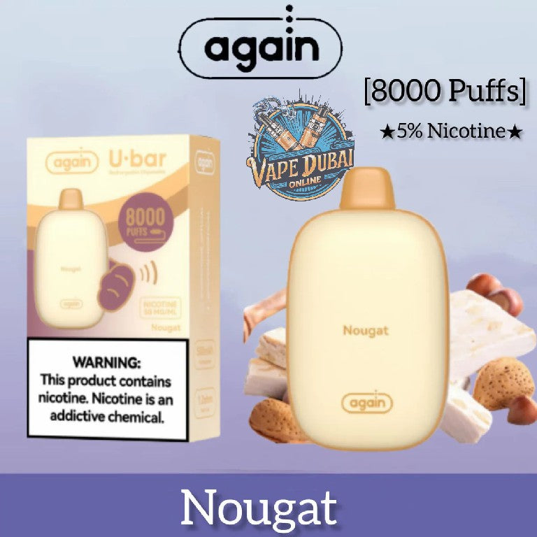 Again U Bar 8000 Puffs Disposable Vape – Now in Dubai, UAE