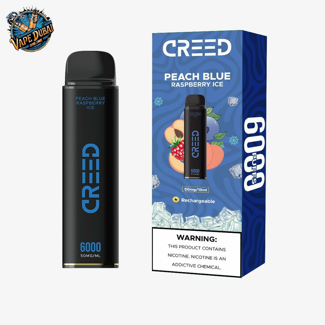 Creed 6000 Puffs Disposable Vape UAE | Dual Mesh Coil & Rich Flavors
