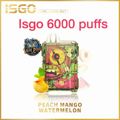 ISGO 6000 Puffs Rechargeable Disposable Vape – Best in Dubai