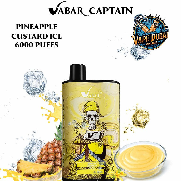 VABAR Captain 6000 Puffs Disposable Vape Best Price Dubai & UAE