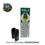 RELX Pods 2PC/PACK - 1.8% Nicotine, 21 Flavors, Dubai UAE
