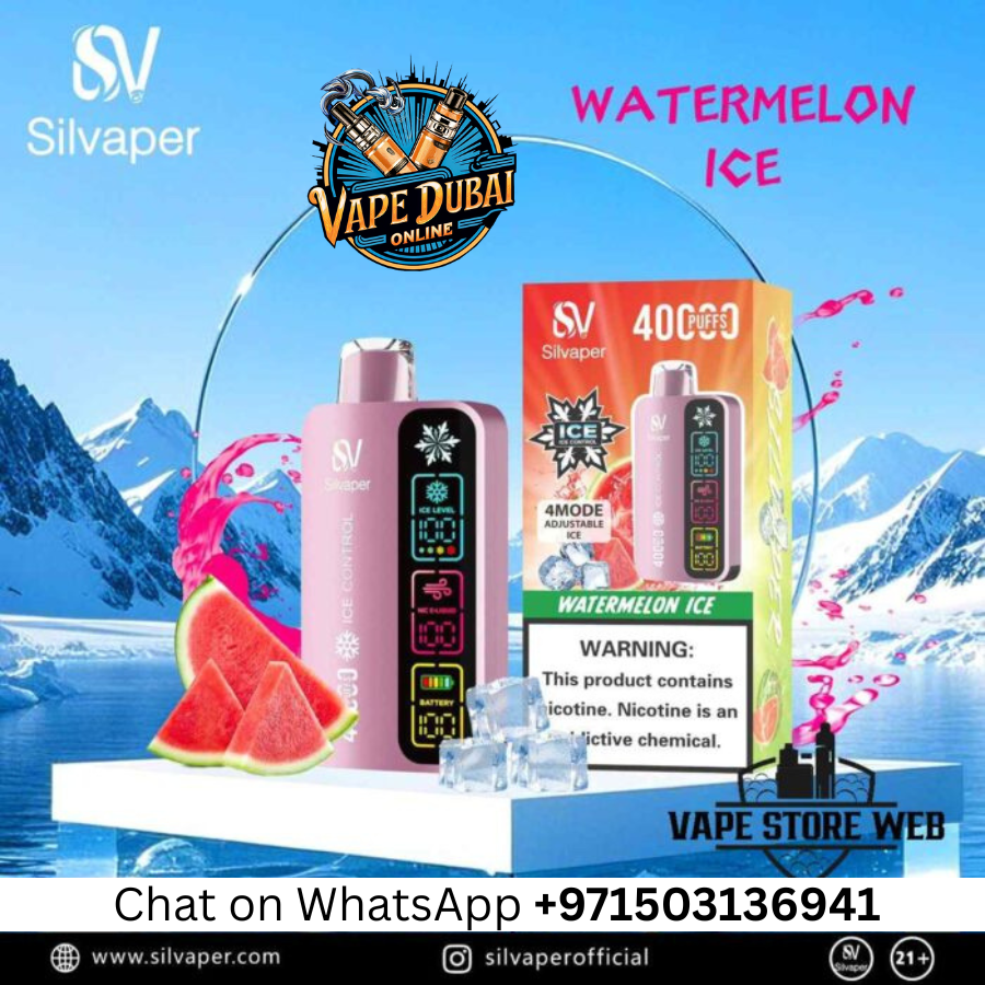 SILVAPER 40000 Puffs Vape - 4 Mode Adjustable Airflow  Dubai UAE