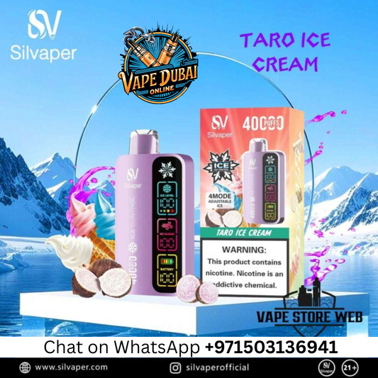 SILVAPER 40000 Puffs Vape - 4 Mode Adjustable Airflow  Dubai UAE
