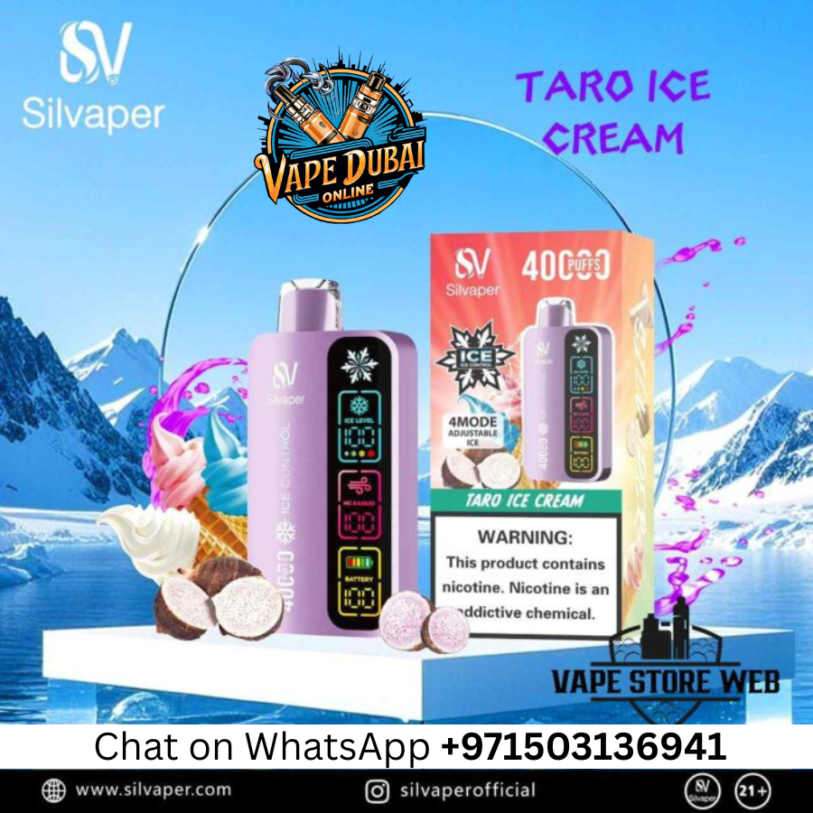 SILVAPER 40000 Puffs Vape - 4 Mode Adjustable Airflow  Dubai UAE