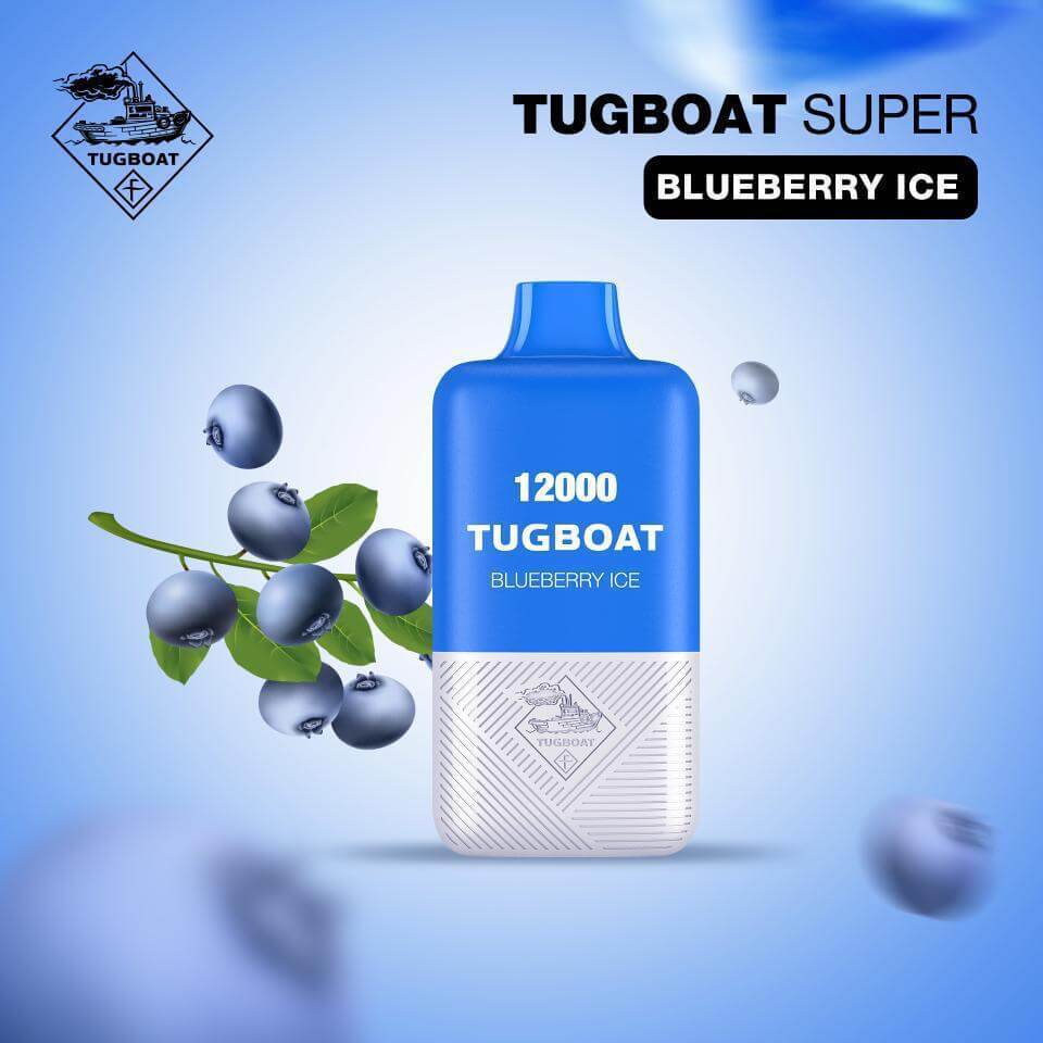 Tugboat Super Disposable 12000 Puffs - Rechargeable Type-C | Best Price in Dubai, UAETUGBOAT