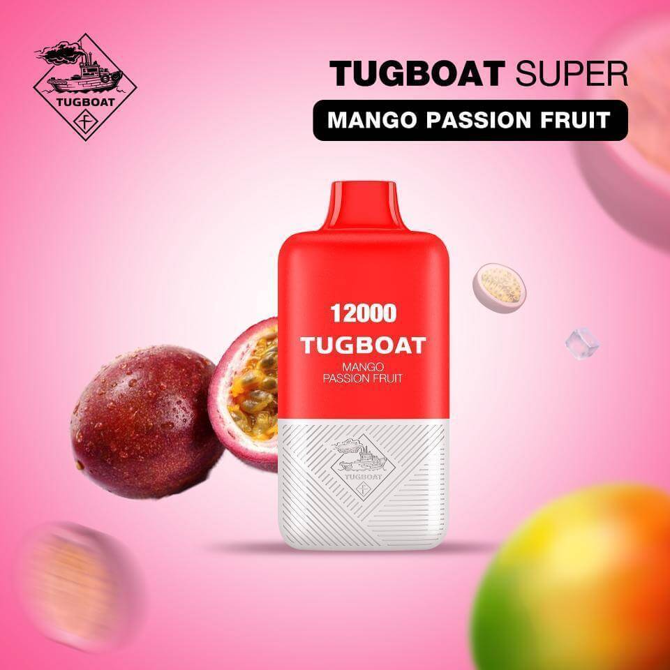 Tugboat Super Disposable 12000 Puffs - Rechargeable Type-C | Best Price in Dubai, UAETUGBOAT